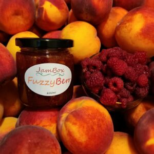 FuzzyBerr Jam 250ml - Peach + Raspberry