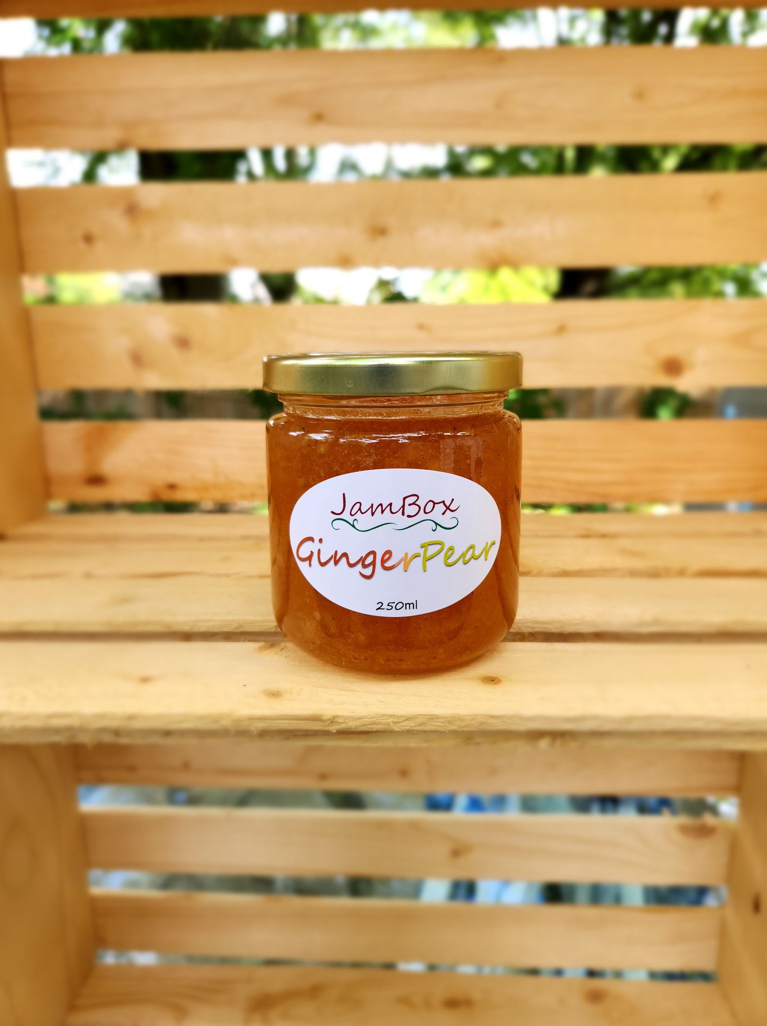 Ginger Pear Jam 250ml JamBox