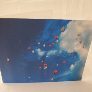 Heart Balloon Sky Card