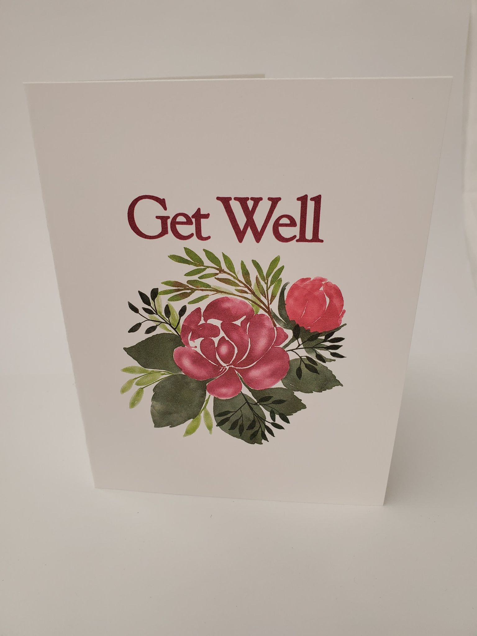 Get Well Pink Flower Card JamBox