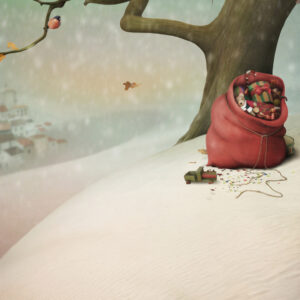 Santa's Red Bag Card