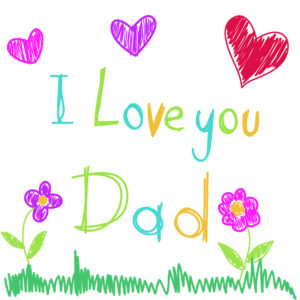 I Love You Dad Drawing