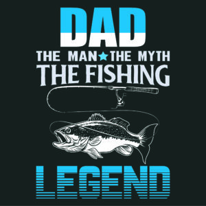 Fishing Legend Fathers Day Card