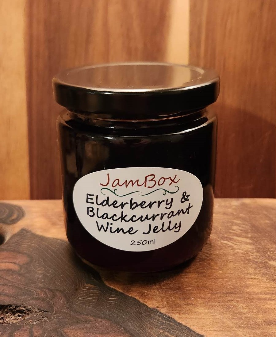 Elderberry & Blackcurrant Wine Jelly JamBox