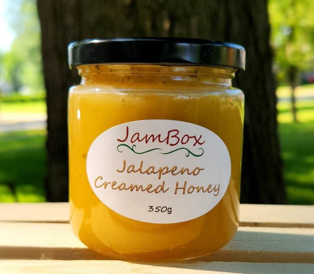 Jalapeno Creamed Honey 350g JamBox