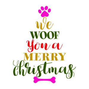We Woof You A Merry Christmas Card