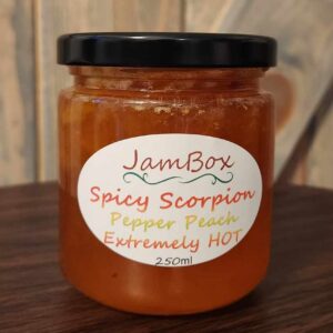 Spicy Scorpion Pepper Peach Jam 250ml Extremely HOT